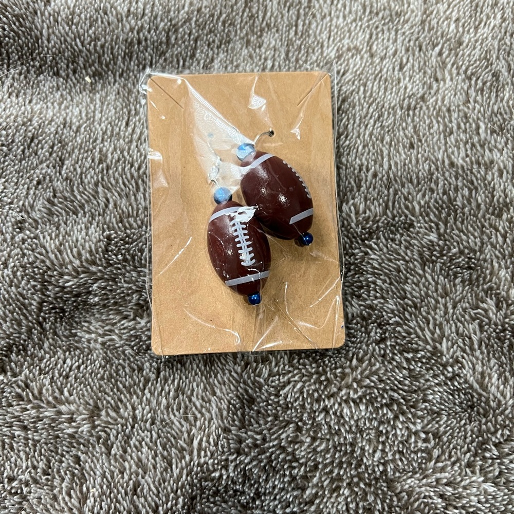 Football Shaped Earrings